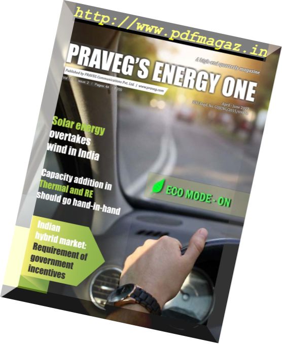 Praveg’s Energy One – April-June 2017