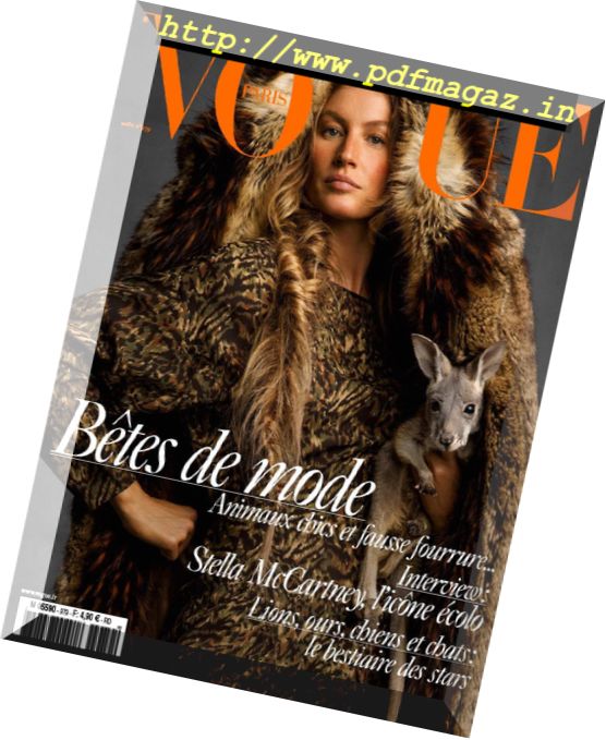 Vogue Paris – Aout 2017
