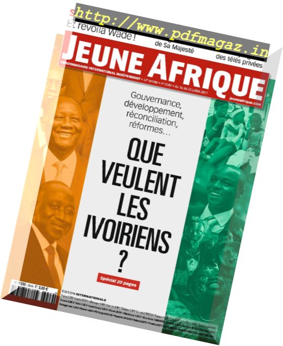 Jeune Afrique – 16 au 22 Juillet 2017