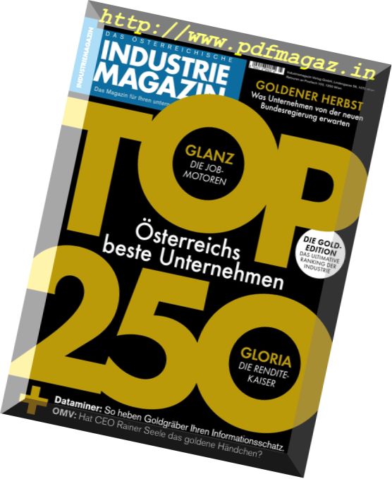 Industrie Magazin – Juli-August 2017