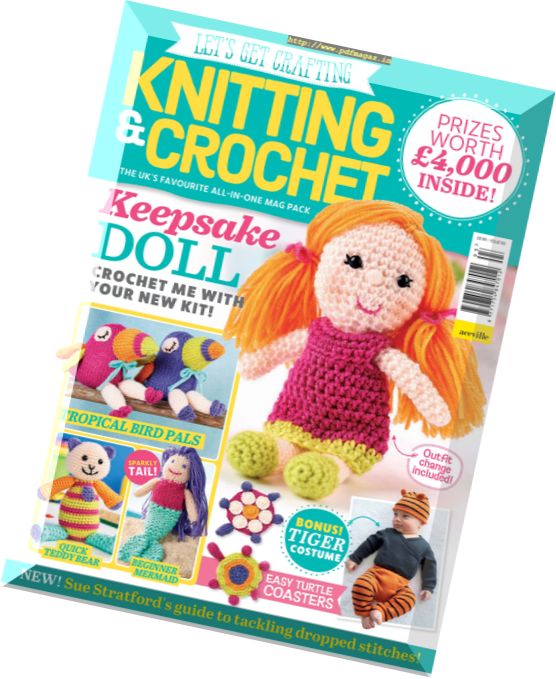 Let’s Get Crafting Knitting & Crochet – Issue 93, 2017
