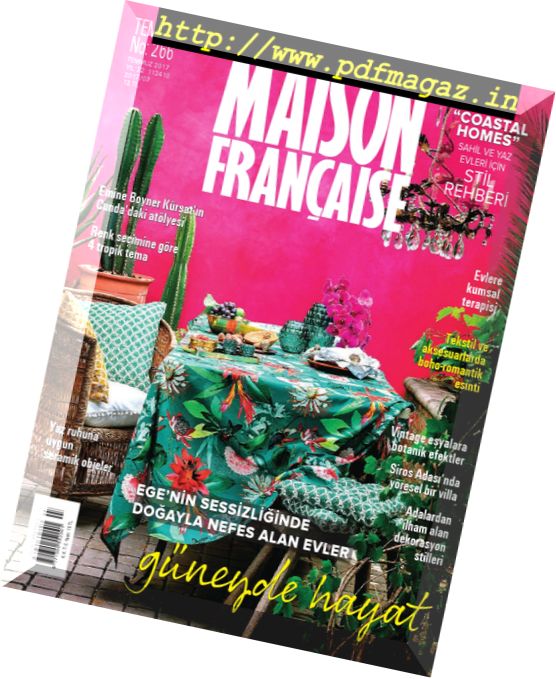 Maison Francaise – Temmuz 2017