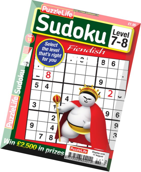 PuzzleLife Sudoku Fiendish – Issue 14 2017