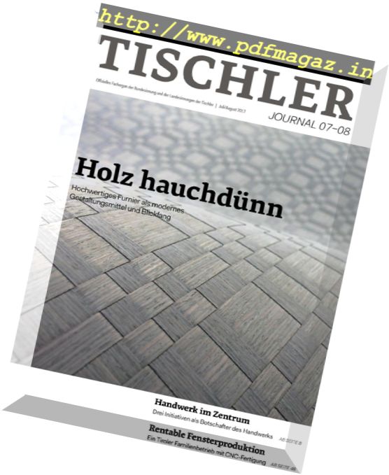 Tischler Journal – Juli-August 2017