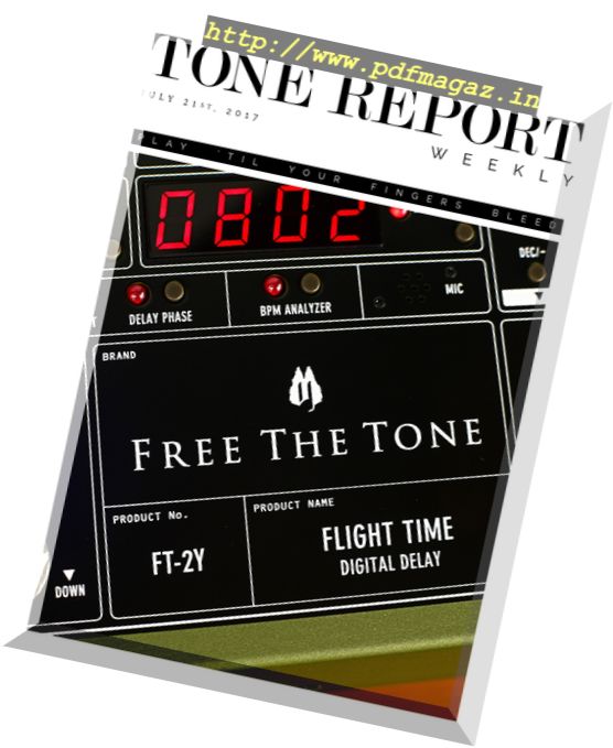 Tone Report Weekly – Issue 189, 21 July 2017