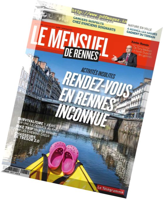 Le Mensuel de Rennes – Juillet-Aout 2017
