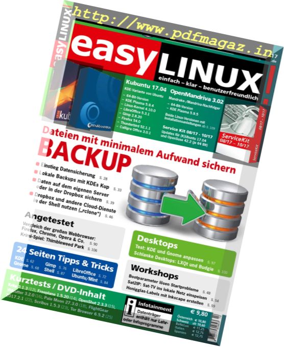 EasyLinux – August-Oktober 2017