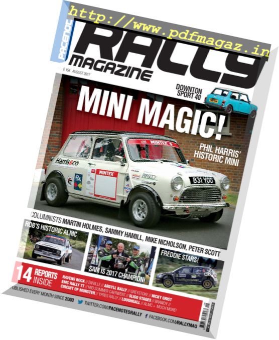 Pacenotes Rally Magazine – August 2017