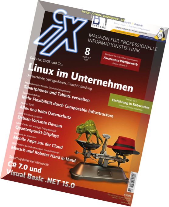 iX Magazin – August 2017