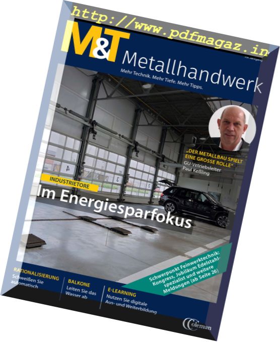 M&T Metallhandwerk – Nr.8 2017