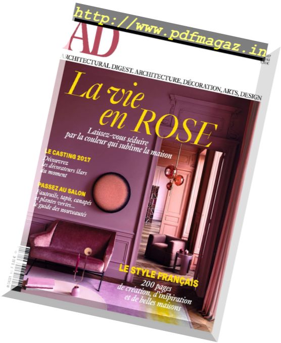 AD Architectural Digest France – Aout-Septembre 2017