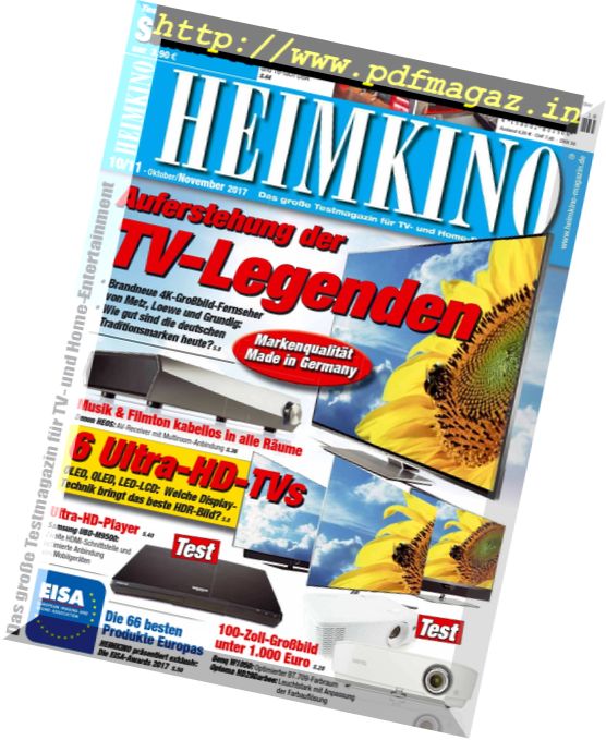 Heimkino – Oktober-November 2017