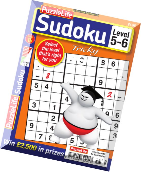 PuzzleLife Sudoku Tricky – Issue 15 2017