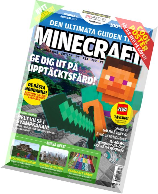 Svenska PC Gamer – Den ultimata guiden till Minecraft – Augusti 2017