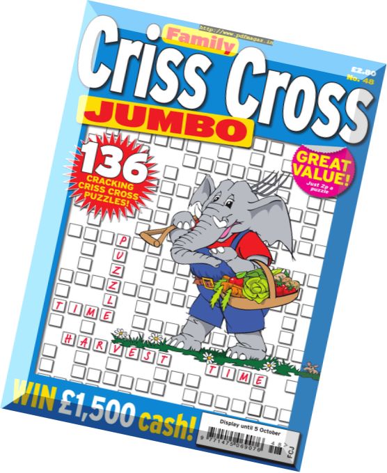 Family Criss Cross Jumbo – Issue 48, 2017