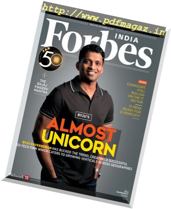 Forbes India – 29 September 2017