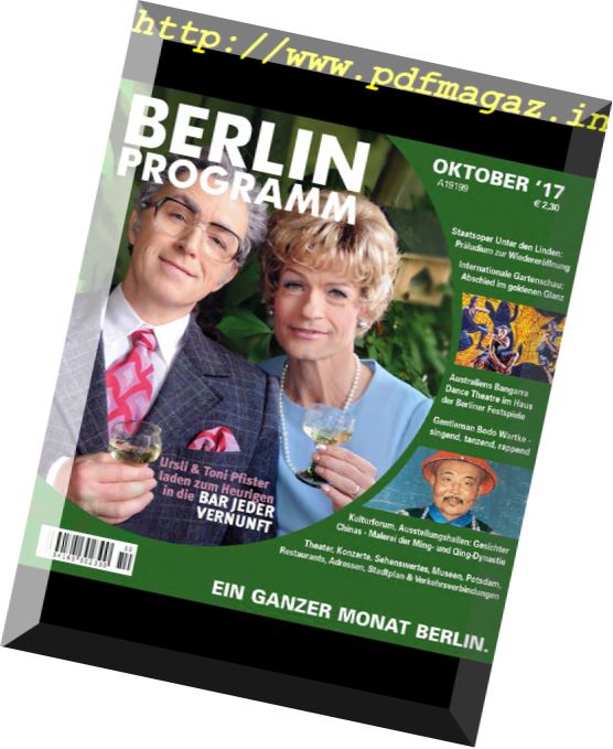 Berlin Programm – Oktober 2017