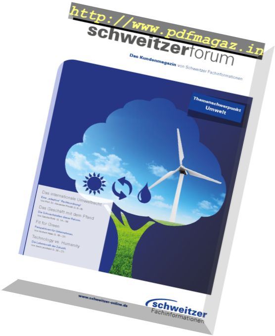 Schweitzer Forum – Oktober 2017