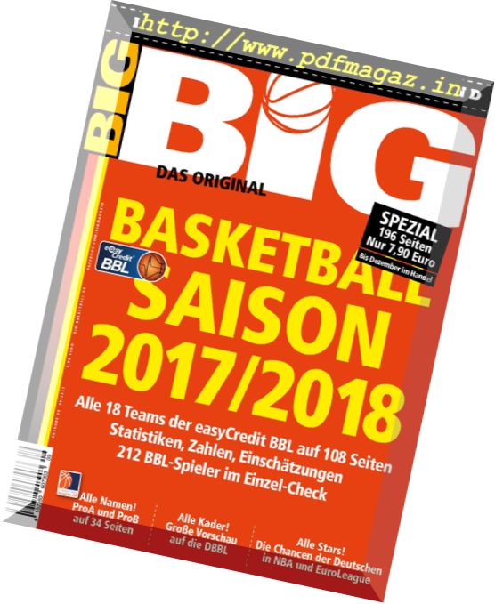 BIG – Basketball in Deutschland – September 2017