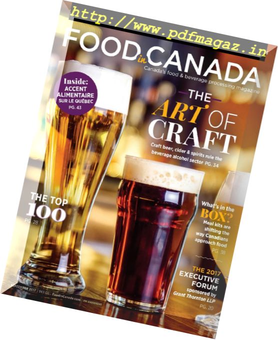 Food In Canada – September 2017