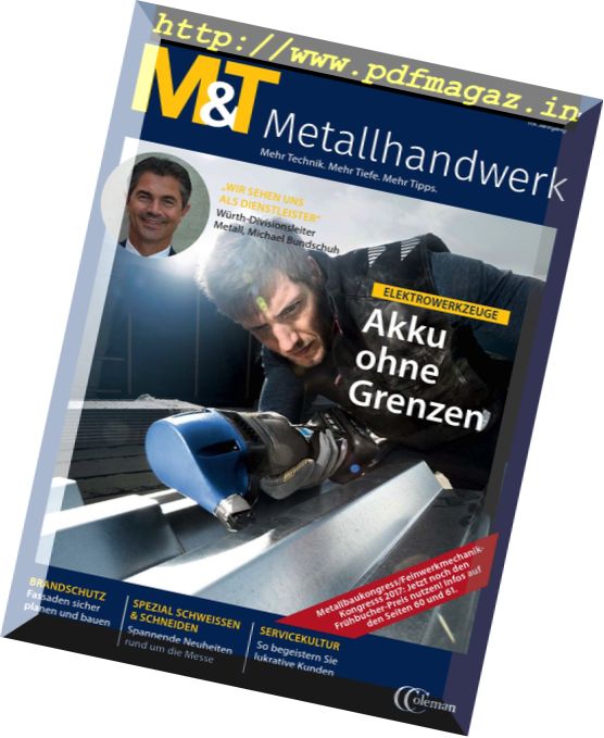 M&T Metallhandwerk – Nr.9, 2017