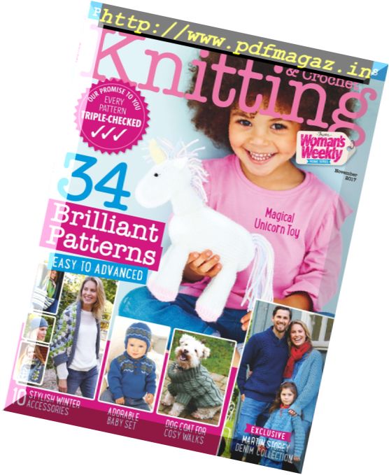 Knitting & Crochet from Woman’s Weekly – November 2017