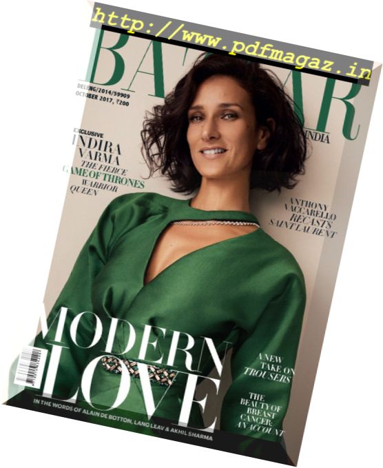 Harper’s Bazaar India – October 2017