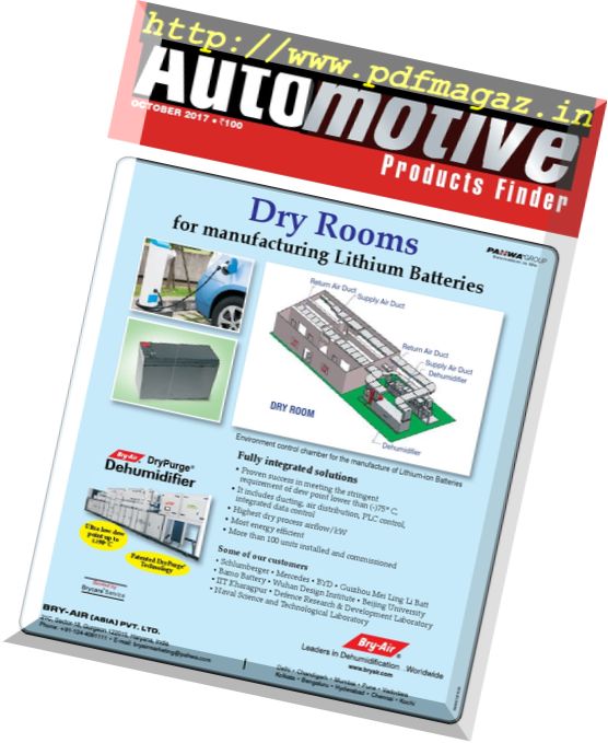 Automotive Products Finder – October 2017