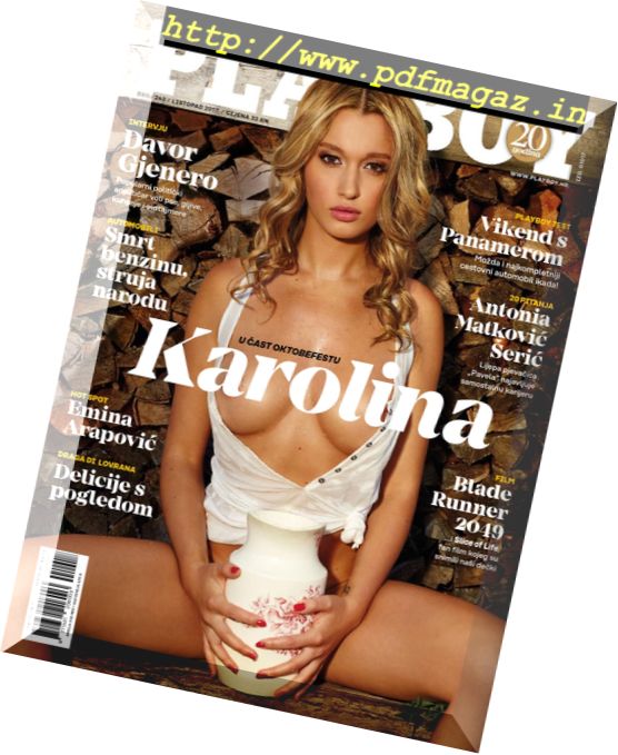 Playboy Croatia – Listopad 2017