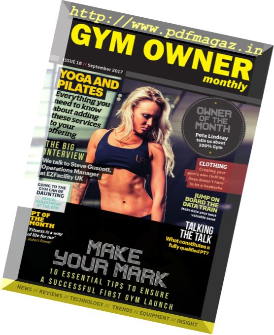 Gym Owner Monthly – September 2017