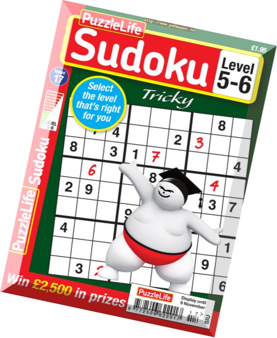 PuzzleLife Sudoku Tricky – Issue 17, 2017