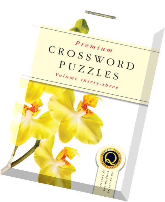 Premium Crossword Puzzles – Volume 33 2017