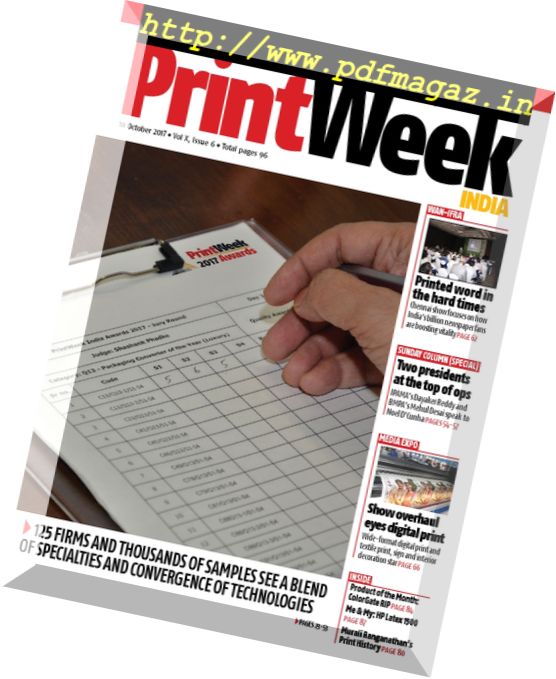 PrintWeek India – October 2017