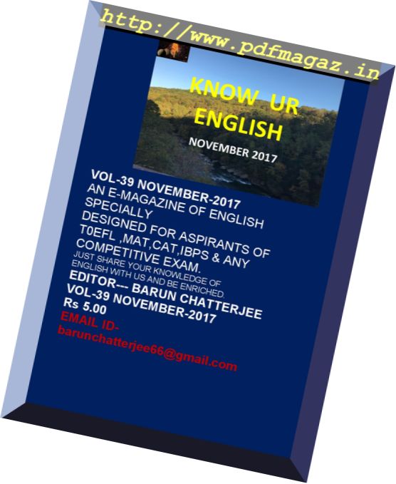 Know Ur English – November 2017