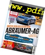 Auto Bild Germany – 11 November 2017