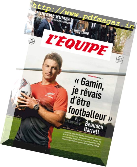 L’Equipe Magazine – 11 Novembre 2017