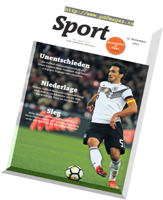 Sport Magazin – 12 November 2017