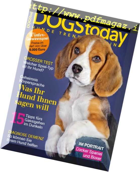 Dogs Today Germany – Dezember-Januar 2017