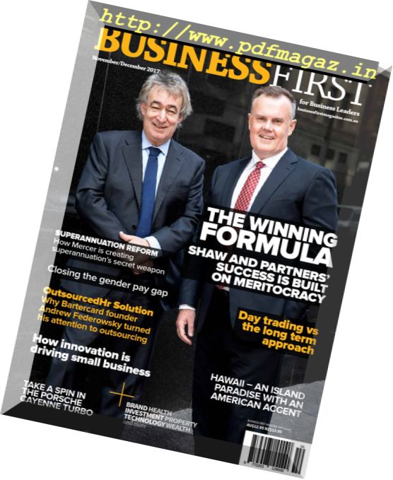 Business First – November-December 2017