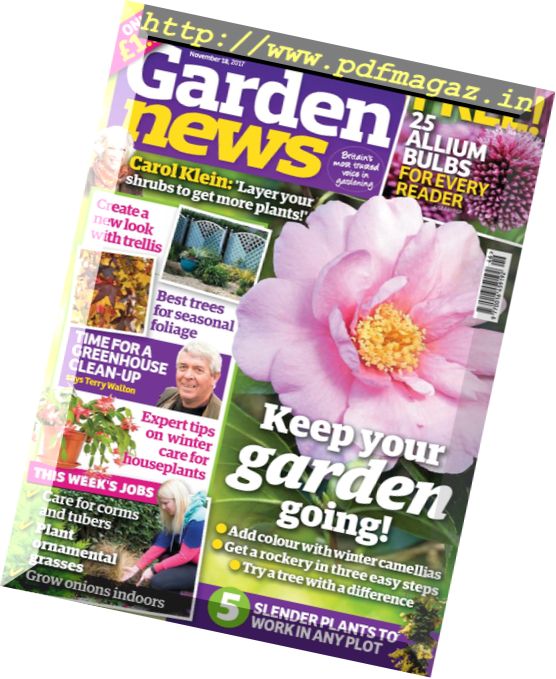 Garden News – 18 November 2017