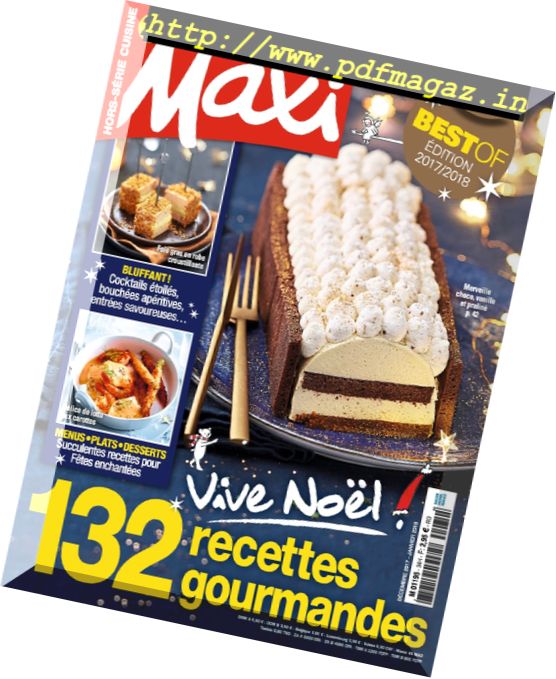 Maxi Cuisine – Hors-Serie – Decembre 2017 – Janvier 2018