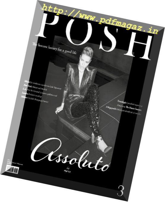Posh Magazine – Novembre-Dicembre 2017