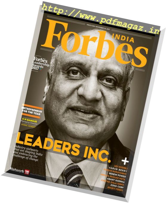 Forbes India – 29 November 2017