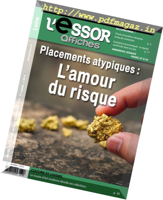 L’Essor Affiches Loire – 17 Novembre 2017