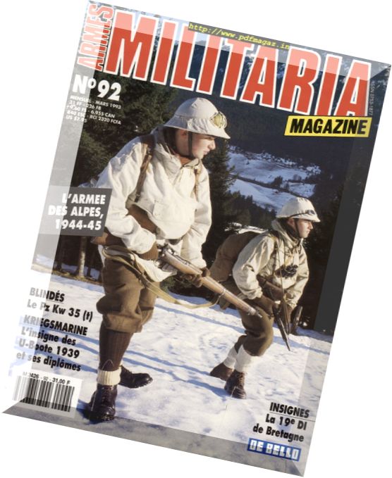 Armes Militaria – Fevrier 1993