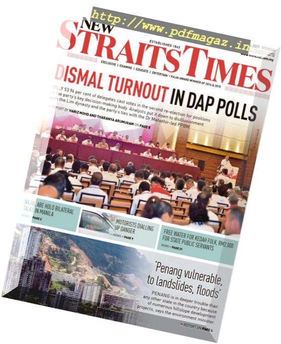 The News Straits Times – 12 November 2017