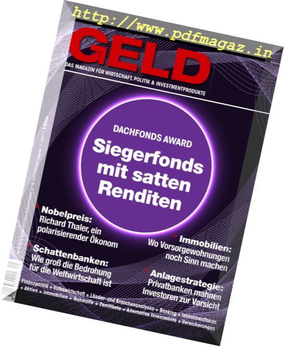 Geld Magazine – November 2017