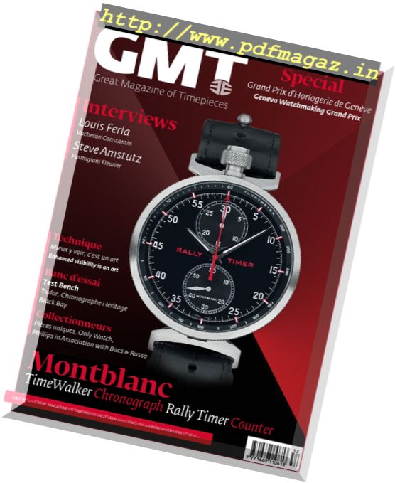 GMT – Great Magazine of Timepieces (French-English) – November 19, 2017