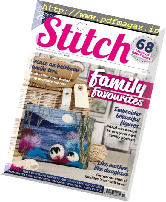 Stitch Magazine – December 2017 – January 2018