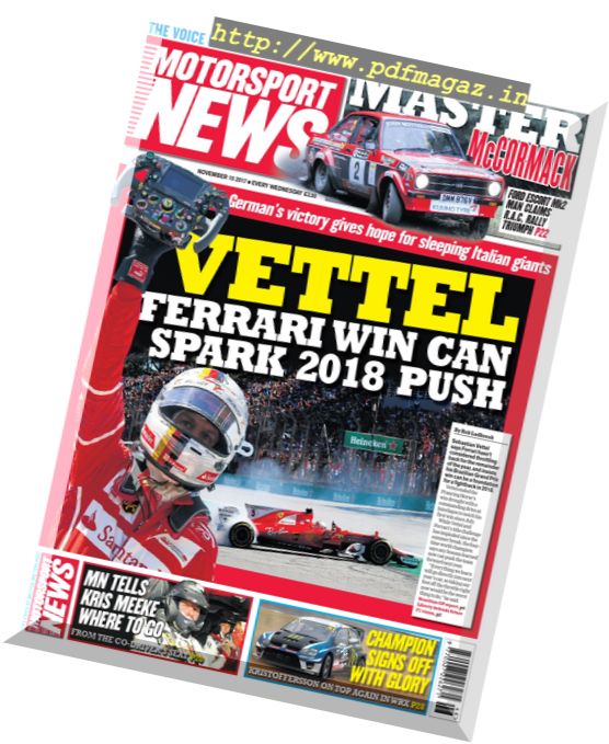 Motorsport News – 15 November 2017
